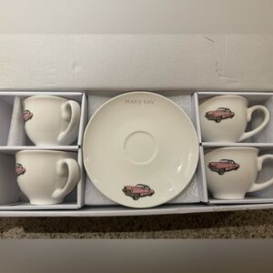 Mary Kay pink Cadillac tea set